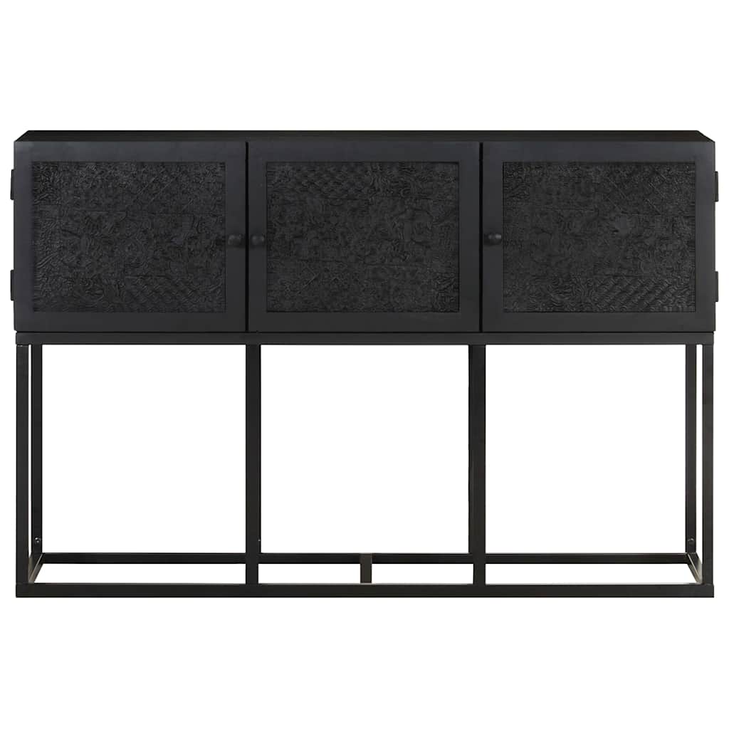 323579 vidaXL Sideboard 115x30x76 cm Solid Mango Wood