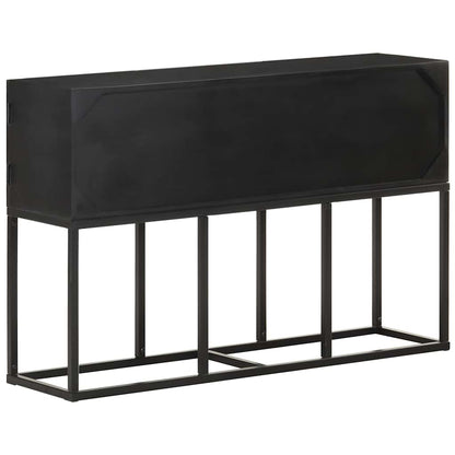 323579 vidaXL Sideboard 115x30x76 cm Solid Mango Wood