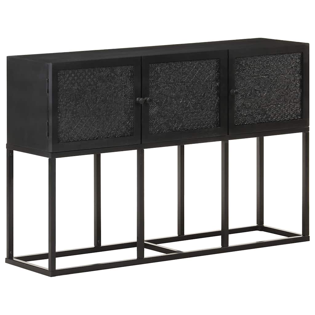 323579 vidaXL Sideboard 115x30x76 cm Solid Mango Wood