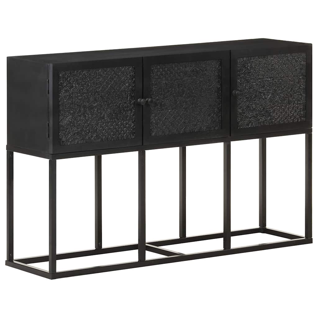 323579 vidaXL Sideboard 115x30x76 cm Solid Mango Wood