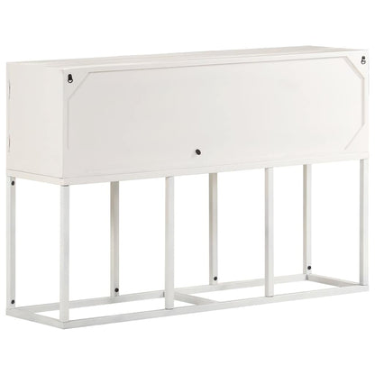 323582 vidaXL Sideboard 115x30x76 cm Solid Mango Wood