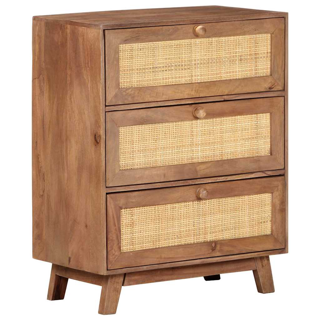 323595 vidaXL Sideboard 61x35x76 cm Solid Mango Wood
