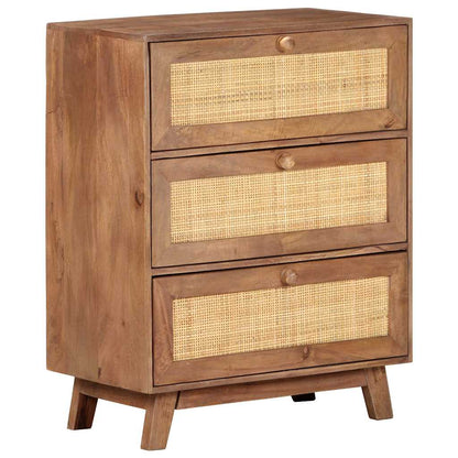 323595 vidaXL Sideboard 61x35x76 cm Solid Mango Wood