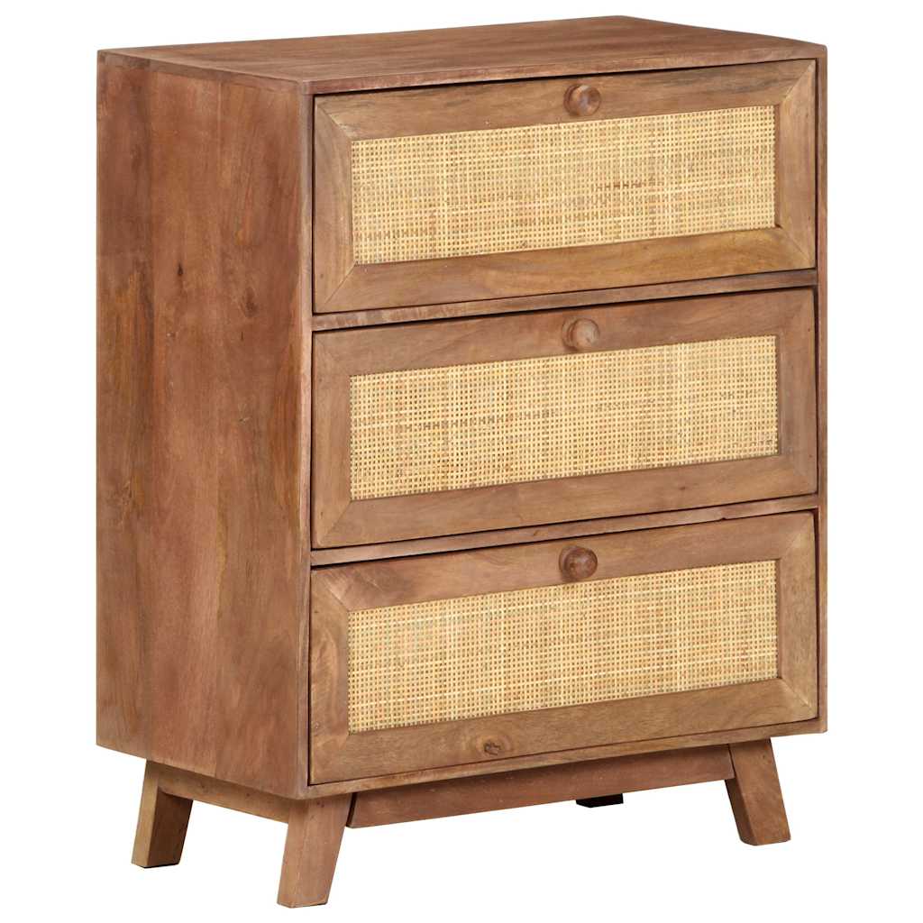 323595 vidaXL Sideboard 61x35x76 cm Solid Mango Wood