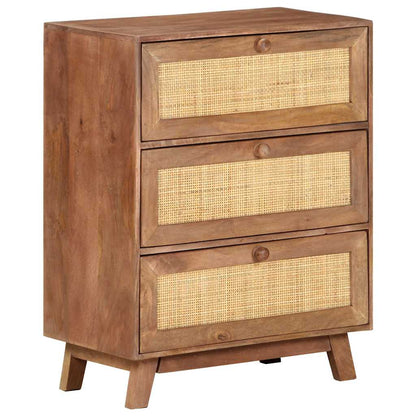 323595 vidaXL Sideboard 61x35x76 cm Solid Mango Wood