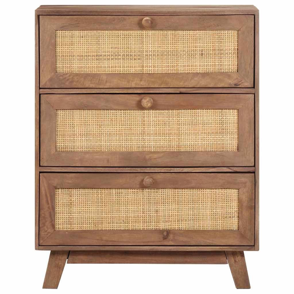 323595 vidaXL Sideboard 61x35x76 cm Solid Mango Wood