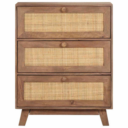 323595 vidaXL Sideboard 61x35x76 cm Solid Mango Wood
