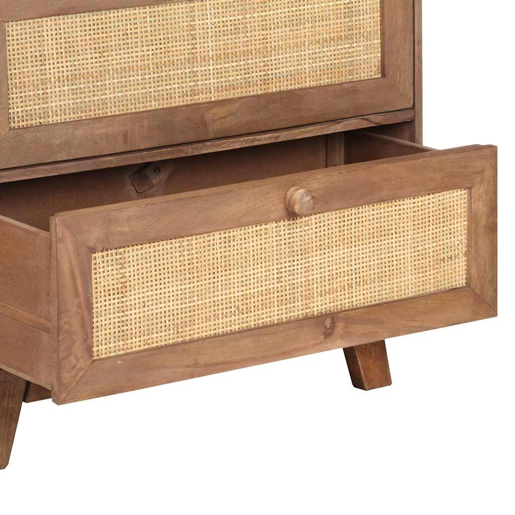 323595 vidaXL Sideboard 61x35x76 cm Solid Mango Wood