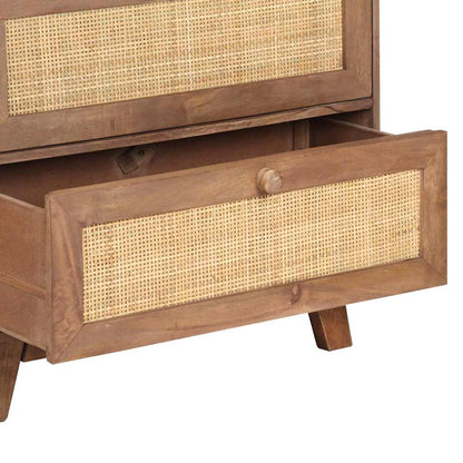 323595 vidaXL Sideboard 61x35x76 cm Solid Mango Wood