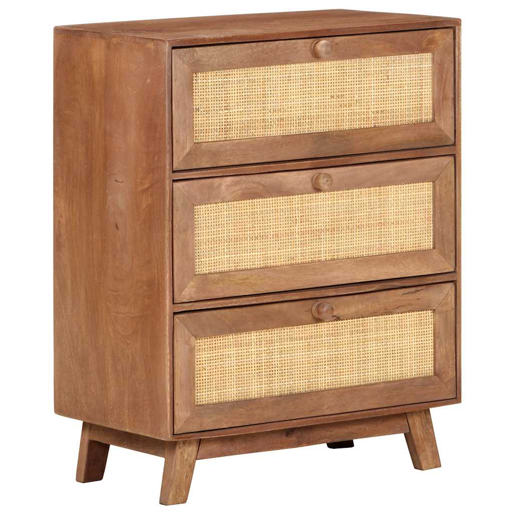 323595 vidaXL Sideboard 61x35x76 cm Solid Mango Wood