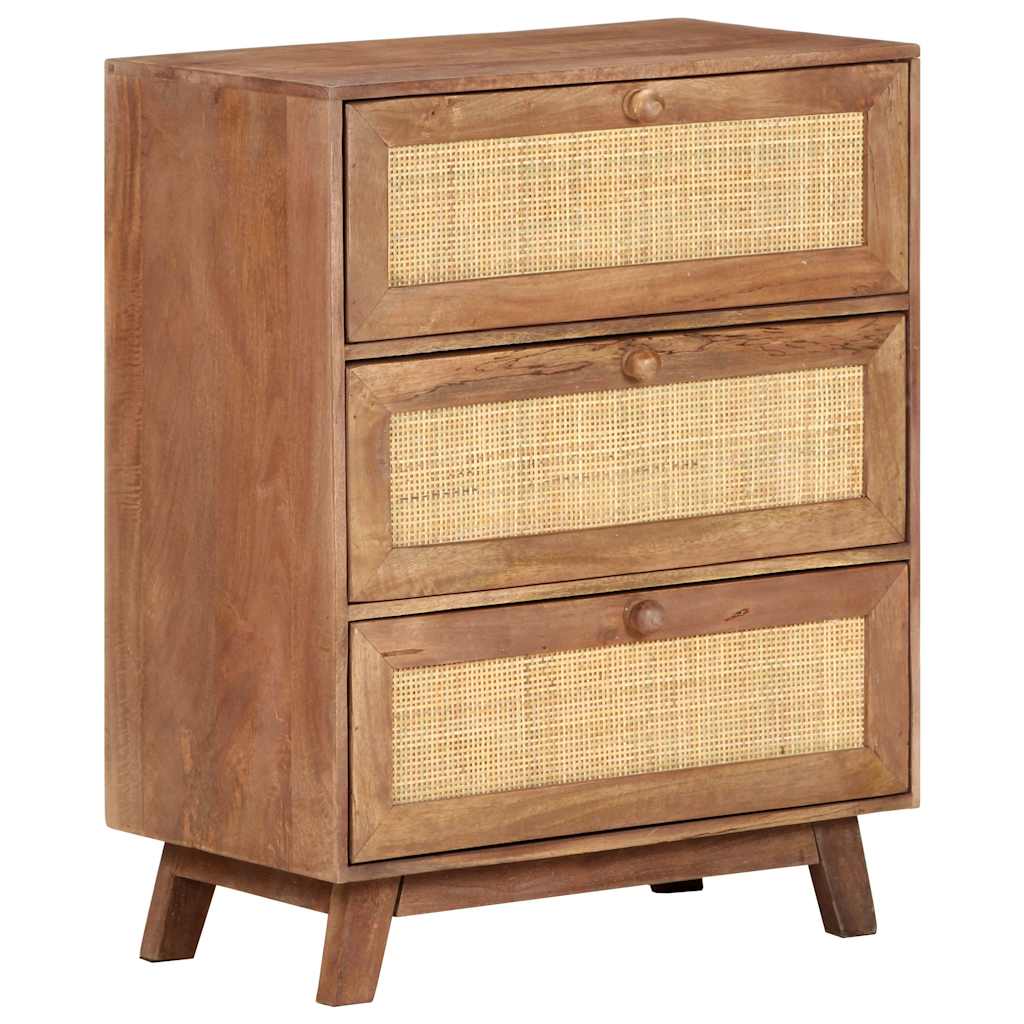 323595 vidaXL Sideboard 61x35x76 cm Solid Mango Wood