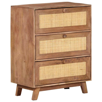323595 vidaXL Sideboard 61x35x76 cm Solid Mango Wood