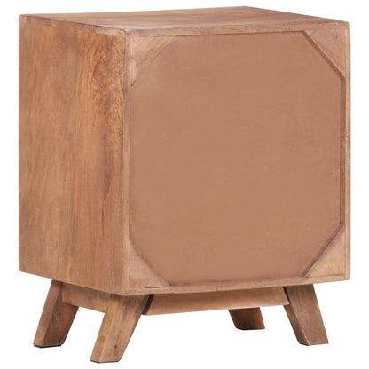 323597 vidaXL Bedside Cabinet 40x30x50 cm Solid Mango Wood