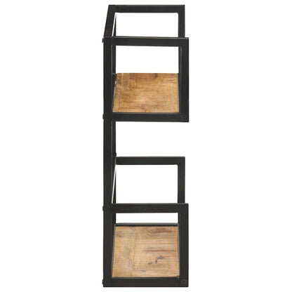 Wall Shelf 80x20x60 cm Rough Mango Wood