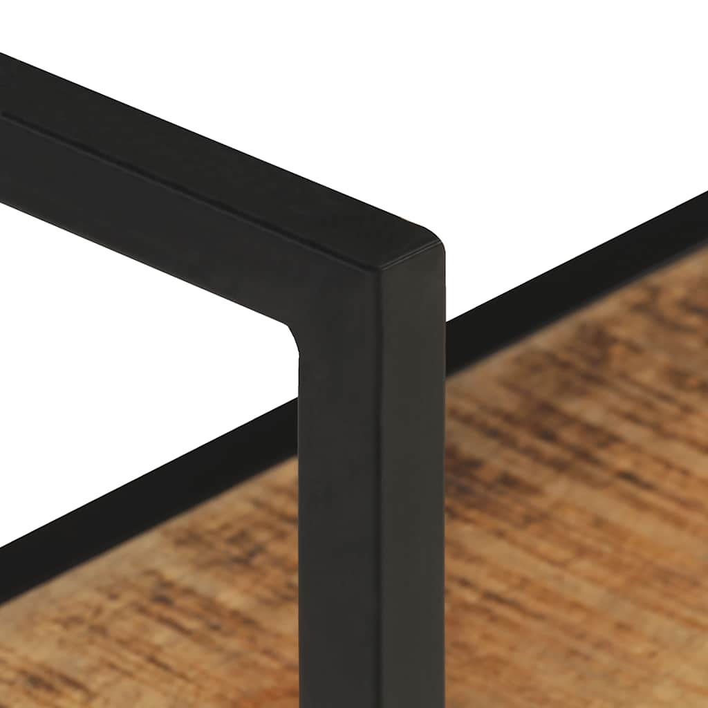 Wall Shelf 80x20x60 cm Rough Mango Wood