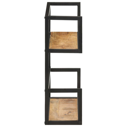 Wall Shelf 60x20x60 cm Rough Mango Wood