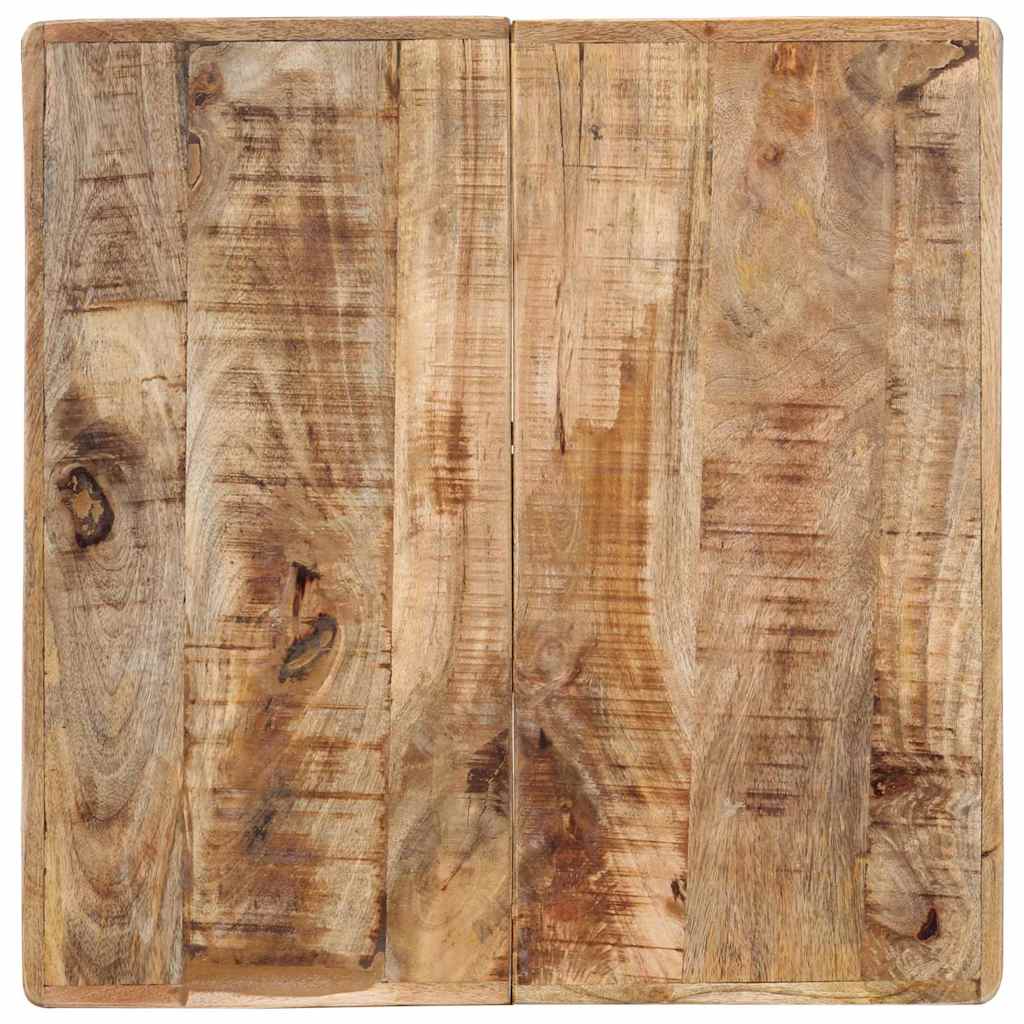 Bistro Table 60x60x77 cm Rough Mango Wood