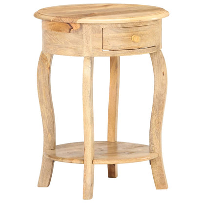 Side Table 37x37x61 cm Solid Mango Wood