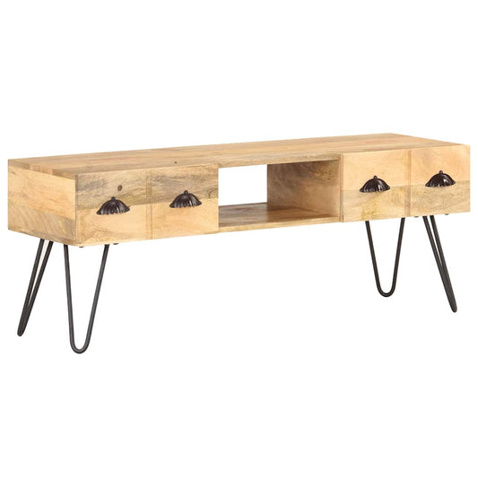 321790 vidaXL TV Cabinet 120x35x45 cm Solid Mango Wood