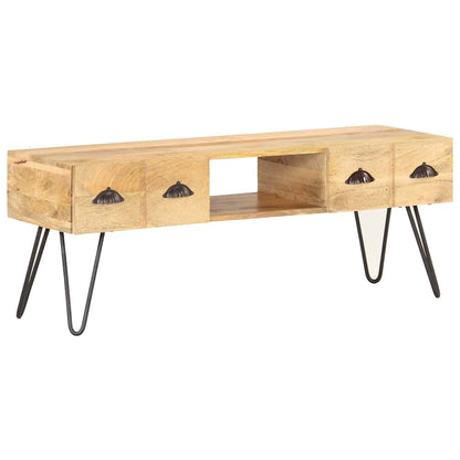 321790 vidaXL TV Cabinet 120x35x45 cm Solid Mango Wood