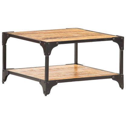 321794 vidaXL Coffee Table 60x60x35 cm Solid Mango Wood