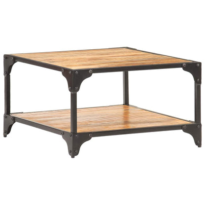 321794 vidaXL Coffee Table 60x60x35 cm Solid Mango Wood