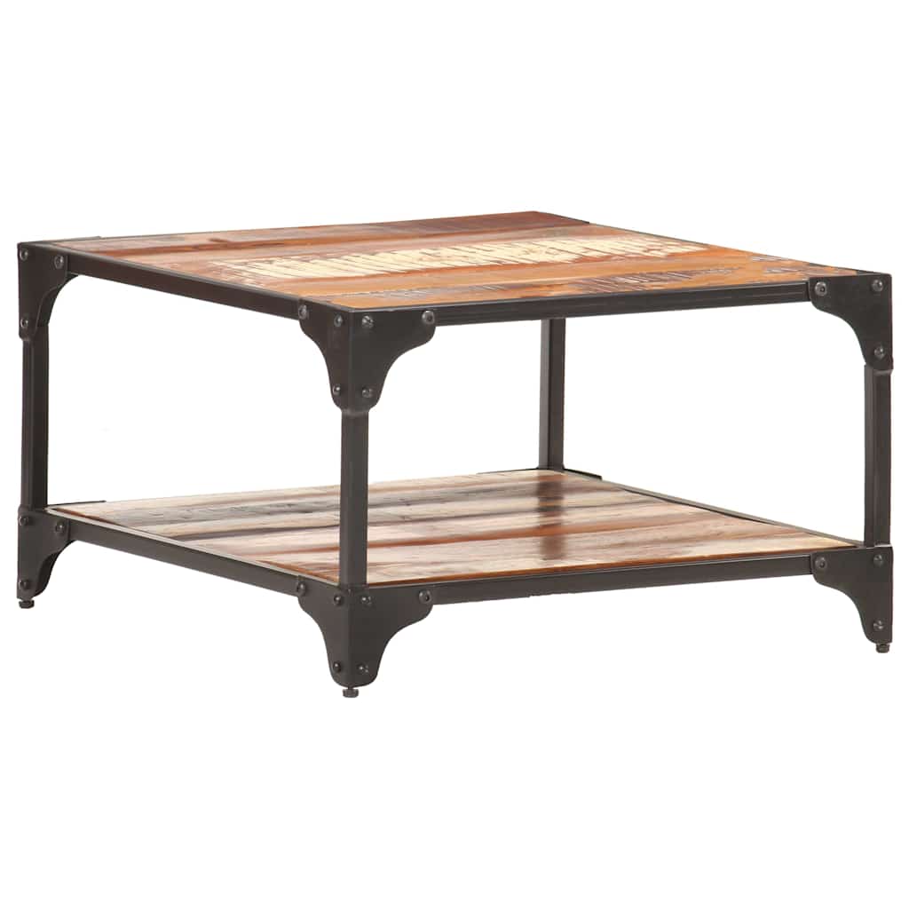 321795 vidaXL Coffee Table 60x60x35 cm Solid Reclaimed Wood