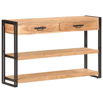 Sideboard 120x30x75 cm Solid Acacia Wood