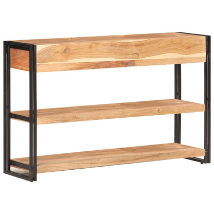 Sideboard 120x30x75 cm Solid Acacia Wood