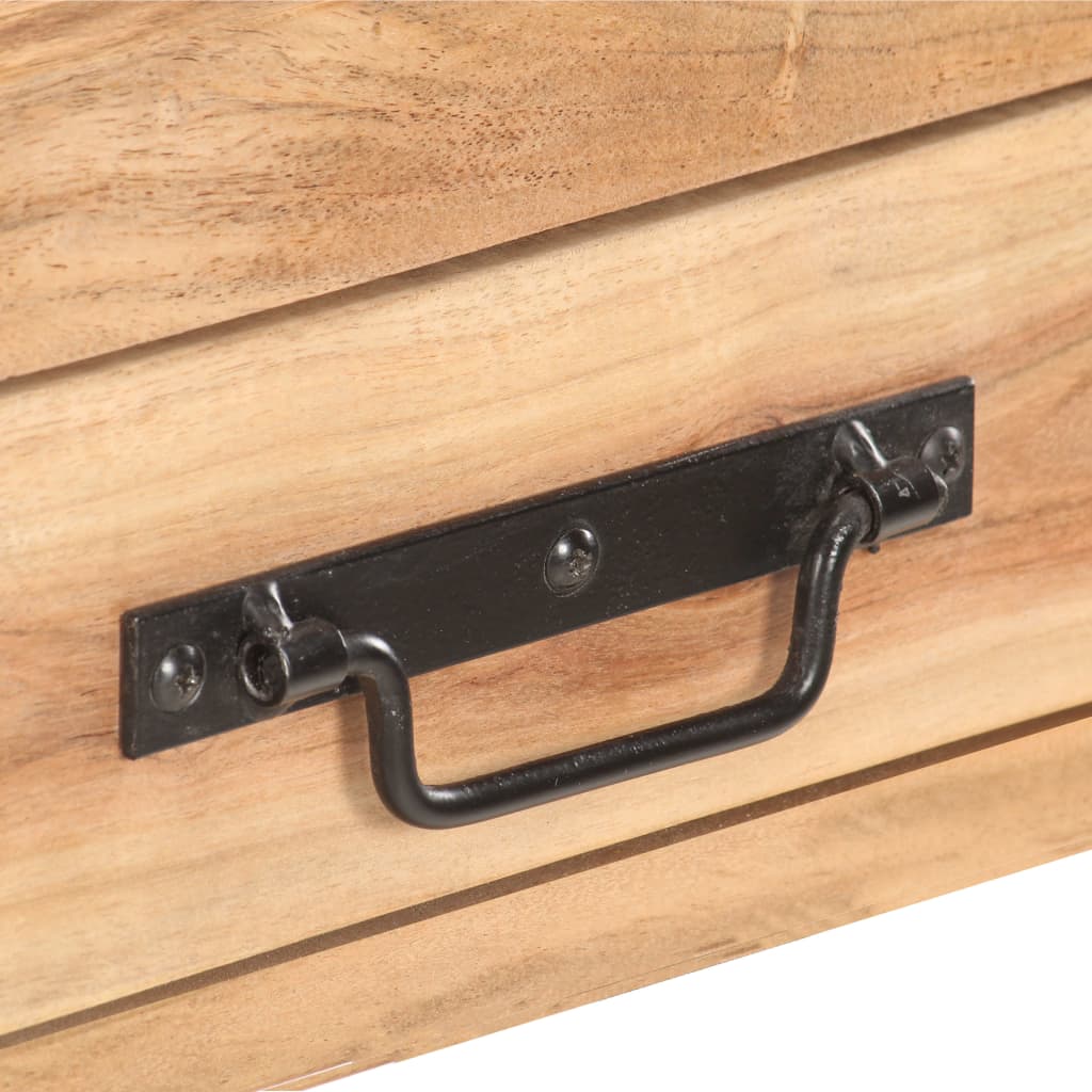 Sideboard 120x30x75 cm Solid Acacia Wood