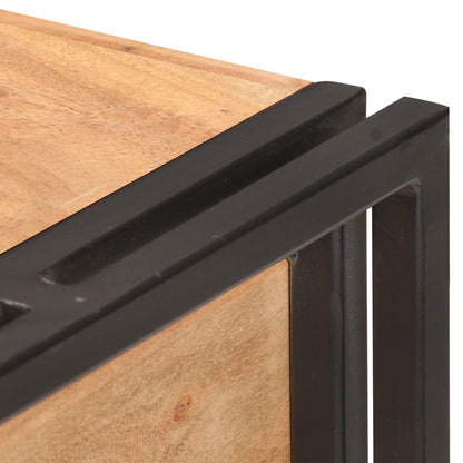 Sideboard 120x30x75 cm Solid Acacia Wood