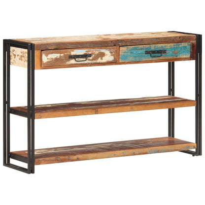 Sideboard 120x30x75 cm Solid Reclaimed Wood