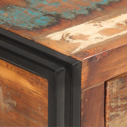 Sideboard 120x30x75 cm Solid Reclaimed Wood