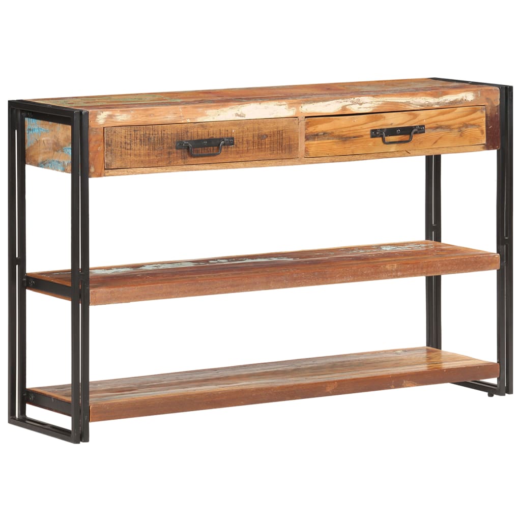 Sideboard 120x30x75 cm Solid Reclaimed Wood