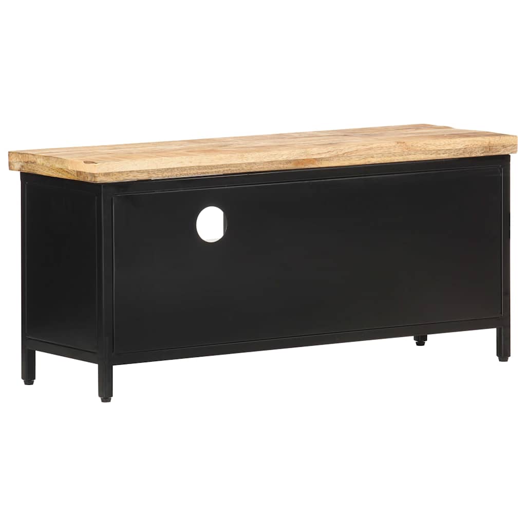320662 vidaXL TV Cabinet 90x30x41 cm Rough Mango Wood