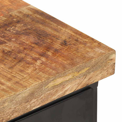 320664 vidaXL Bedside Cabinet 40x30x52 cm Rough Mango Wood