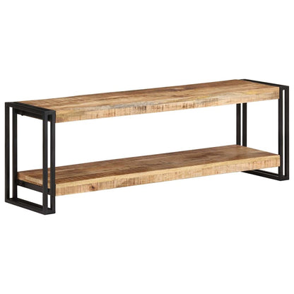 320679 vidaXL TV Cabinet 120x30x40 cm Rough Mango Wood