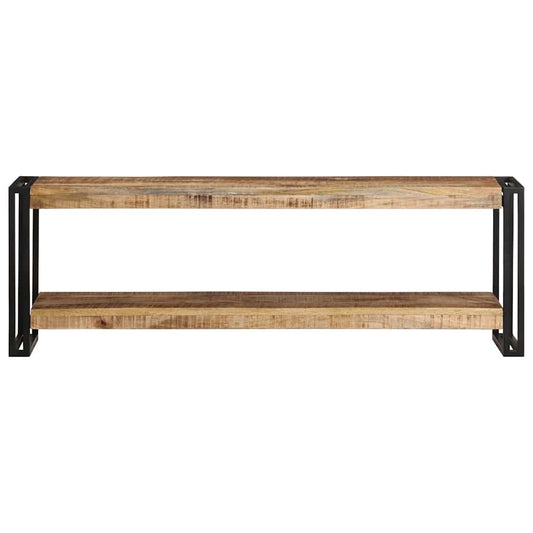 320679 vidaXL TV Cabinet 120x30x40 cm Rough Mango Wood