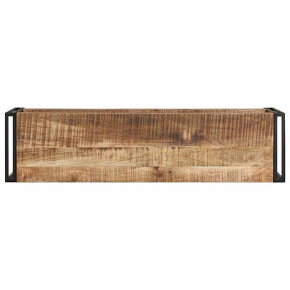 320679 vidaXL TV Cabinet 120x30x40 cm Rough Mango Wood