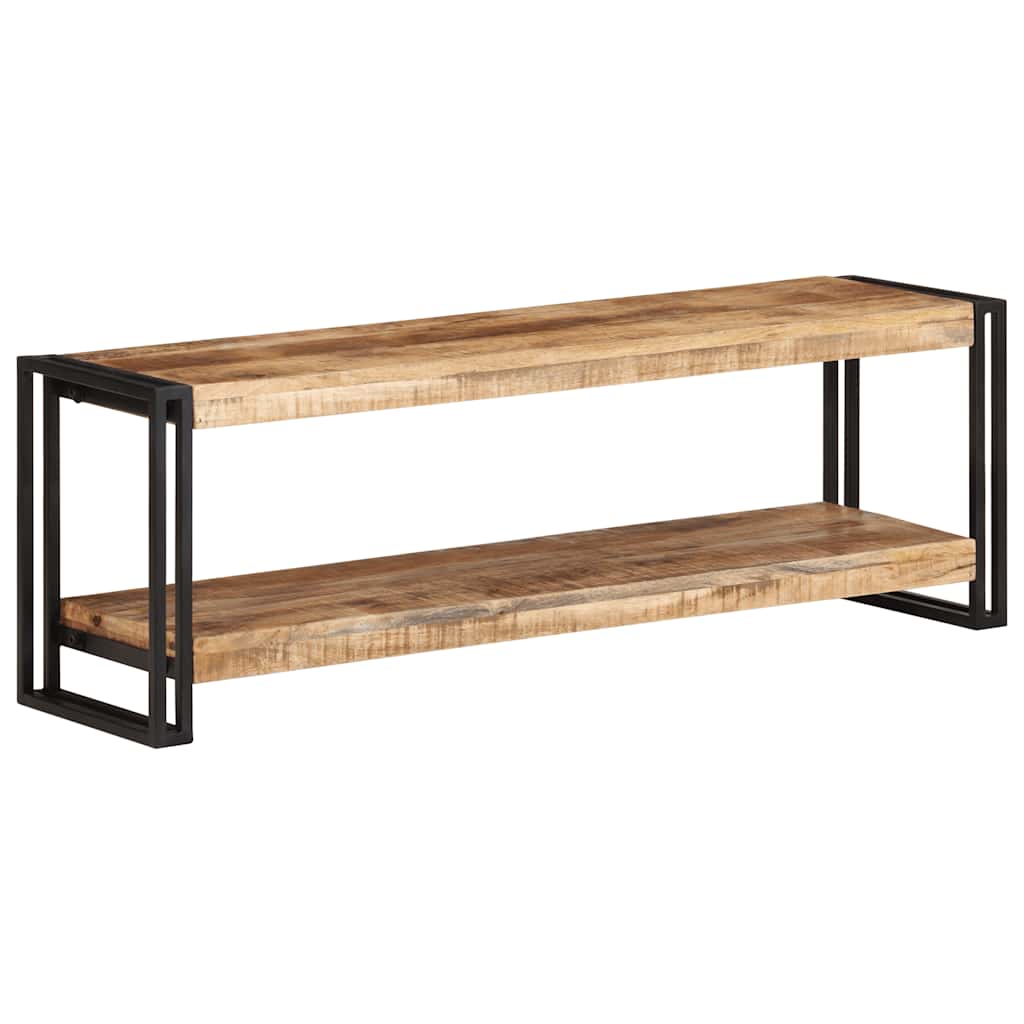 TV Cabinet 120x30x40 cm Rough Mango Wood