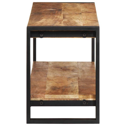 320679 vidaXL TV Cabinet 120x30x40 cm Rough Mango Wood