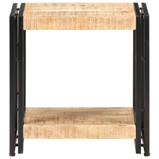 Side Table 40x30x40 cm Rough Mango Wood