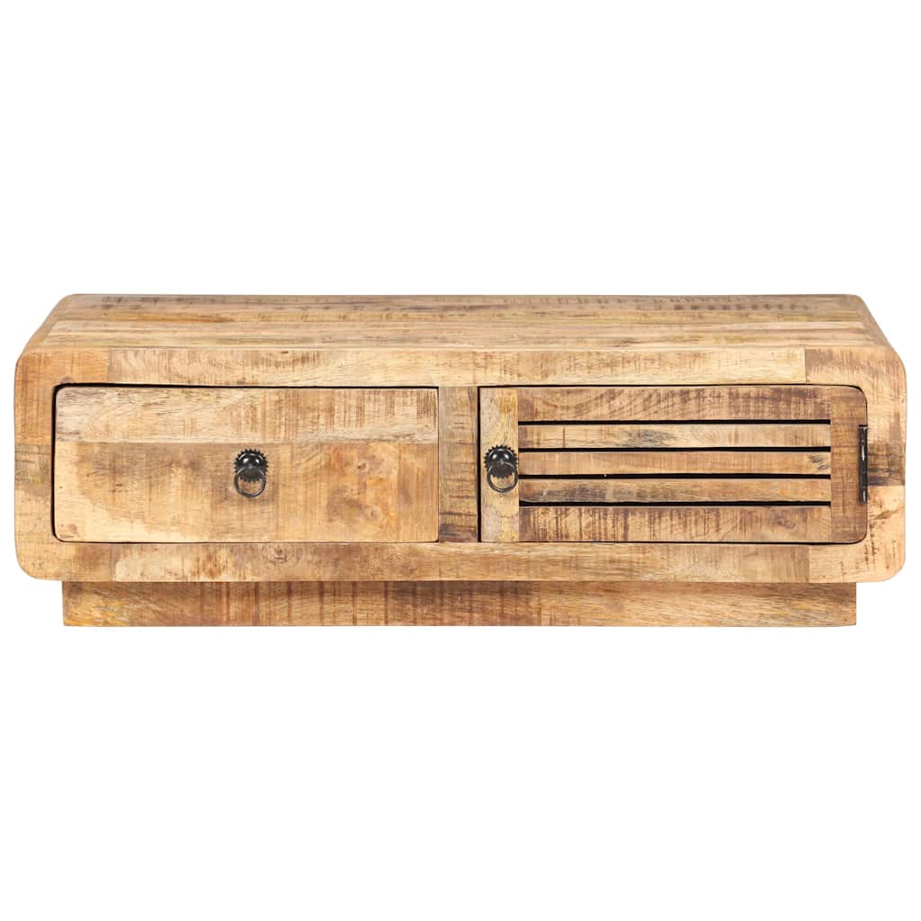 320458 vidaXL Coffee Table 90x60x29 cm Rough Mango Wood
