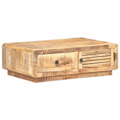 320458 vidaXL Coffee Table 90x60x29 cm Rough Mango Wood