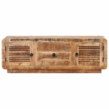 320460 vidaXL TV Cabinet 120x30x40 cm Rough Mango Wood