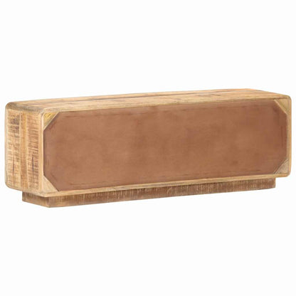 320460 vidaXL TV Cabinet 120x30x40 cm Rough Mango Wood
