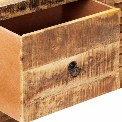 320460 vidaXL TV Cabinet 120x30x40 cm Rough Mango Wood