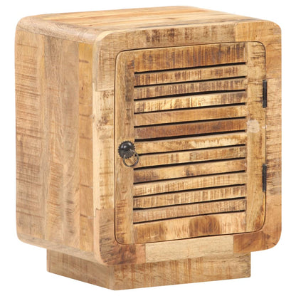 Bedside Cabinet 40x30x50 cm Rough Mango Wood