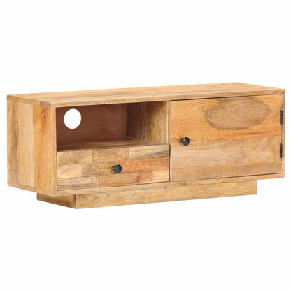 320466 vidaXL TV Cabinet 90x30x35 cm Solid Mango Wood