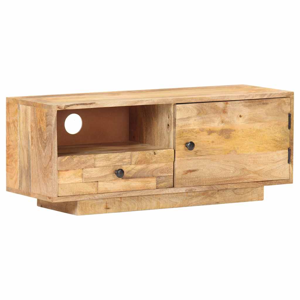 320466 vidaXL TV Cabinet 90x30x35 cm Solid Mango Wood